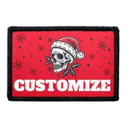 CUSTOM CHRISTMAS PATCHES – Christmas Skull