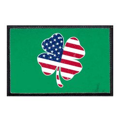 ST. PATRICK'S DAY – 4 LEAF CLOVER - US FLAG