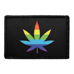 MARIJUANA, WE'D SMOKE THAT – PRIDE RAINBOW POT LEAF