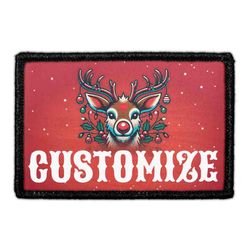 CUSTOM CHRISTMAS PATCHES – Christmas Reindeer