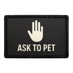 DOG BADGES – ASK TO PET