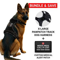 Custom Medical Alert Patch + Harness