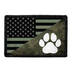 DOGS - HOWL-IDAYS & SEASONAL – US Paw Flag - Camo
