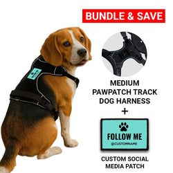 MEDIUM BUNDLES: CUSTOM PATCH & HARNESS – Custom Social Media Patch + Harness
