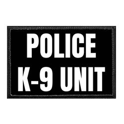 POLICE – POLICE K-9 UNIT