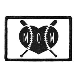 Baseball Mom Black & White
