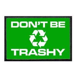 MATH / SCIENCE PATCHES – DON'T BE TRASHY - GREEN