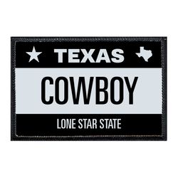 COWBOY - TEXAS LICENSE PLATE