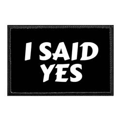 WEDDING - BRIDE – I SAID YES