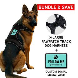 X-LARGE BUNDLES: CUSTOM PATCH & HARNESS – Custom Social Media Patch + Harness