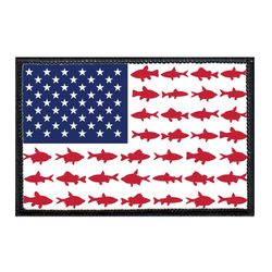 US FLAG - FISH