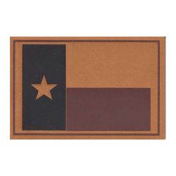 TEXAS STATE FLAG - LEATHER