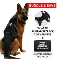 X-LARGE BUNDLES: CUSTOM PATCH & HARNESS – Custom Contact Info Patch + Harness