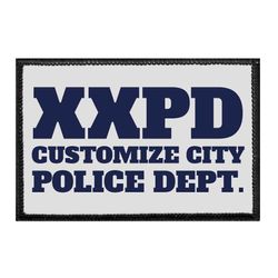 POLICE – CUSTOMIZABLE - POLICE DEPARTMENT - GREY