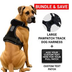 LARGE BUNDLES: CUSTOM PATCH & HARNESS – Custom 4-Lines Text Patch + Harness