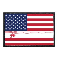 US FLAG - FISHING - COLOR