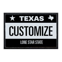 CUSTOMIZABLE - TEXAS LICENSE PLATE