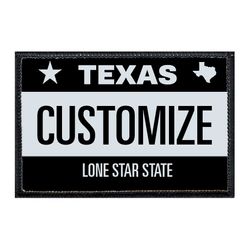 TEXAS – CUSTOMIZABLE - TEXAS LICENSE PLATE