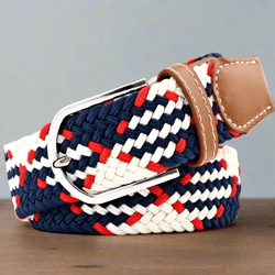 Colour – White, Navy & Red