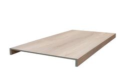 Onbehandeld Eiken Dubbeltrede 138 cm