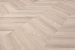 Floer Hongaarse Punt Plak PVC – Onbehandeld Eiken
