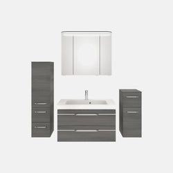 Ausführung – Waschtisch, Unterschrank, Spiegelschrank, Midischrank und Hochschrank