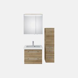 Ausführung – Waschtisch, Unterschrank, Spiegelschrank und Hochschrank