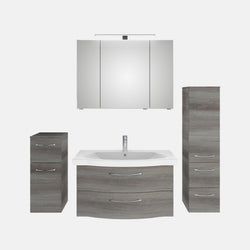 Ausführung – Waschtisch, Unterschrank, Spiegelschrank, Midischrank und Hochschrank