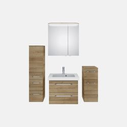 Ausführung – Waschtisch, Unterschrank, Spiegelschrank, Midischrank und Hochschrank