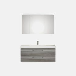 Ausführung – Waschtisch, Unterschrank und Spiegelschrank