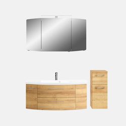 Ausführung – Waschtisch, Unterschrank, Spiegelschrank und Midischrank