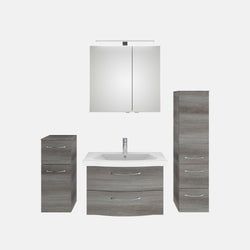 Ausführung – Waschtisch, Unterschrank, Spiegelschrank, Midischrank und Hochschrank