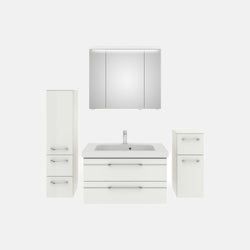 Ausführung – Waschtisch, Unterschrank, Spiegelschrank, Midischrank und Hochschrank