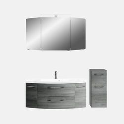 Ausführung – Waschtisch, Unterschrank, Spiegelschrank und Midischrank