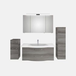 Ausführung – Waschtisch, Unterschrank, Spiegelschrank, Midischrank und Hochschrank