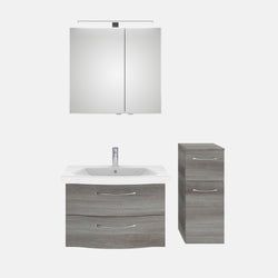 Ausführung – Waschtisch, Unterschrank, Spiegelschrank und Midischrank