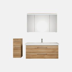 Ausführung – Waschtisch, Unterschrank, Spiegelschrank und Midischrank