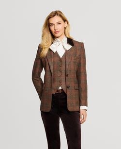 Rust and Oxblood Check