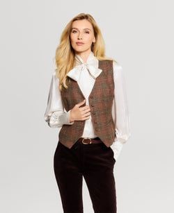 Rust and Oxblood Check