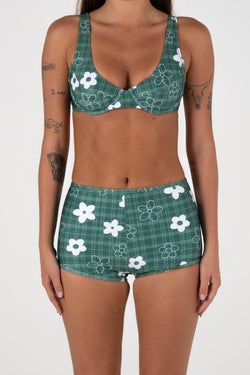 Colour – Gingham Green