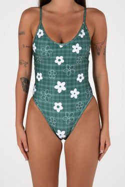 Colour – Gingham Green
