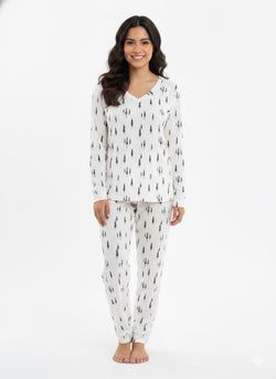 White Feather Women Pj