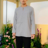 Hikayat Kurta – Light Grey