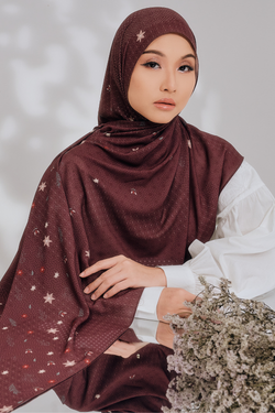 Hanami Scaraves – Shawl - Dark Mahogany