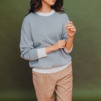 Signature Monogram Sweater – White