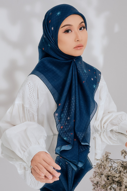 Hanami Scaraves – Square - Navy Blue