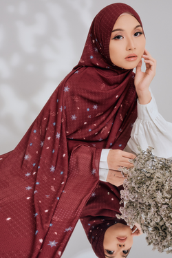 Hanami Scaraves – Shawl - Burgundy