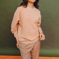 Signature Monogram Sweater – Beige