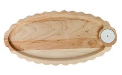 Bases – Maple Scalloped Anniversary Tray