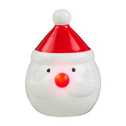 Light-Up Dish Sitter - Santa